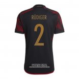 Camiseta Alemania Jugador Rudiger Segunda 2022