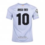 Camiseta Barcelona Jugador Ansu Fati Tercera 2022/2023