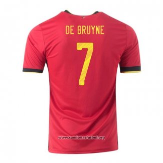 Camiseta Belgica Jugador De Bruyne Primera 2020/2021