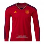 Camiseta Espana Primera Manga Larga 2022