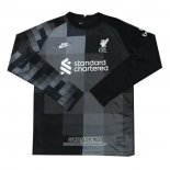 Camiseta Liverpool Portero Manga Larga 2021/2022 Negro