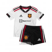 Camiseta Manchester United Segunda Nino 2022/2023