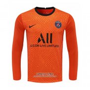 Camiseta Paris Saint-Germain Portero Manga Larga 2020/2021 Naranja