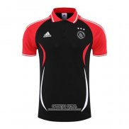 Camiseta Polo del Ajax 2022/2023 Negro y Rojo