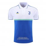 Camiseta Polo del Juventus 2022/2023 Blanco y Azul
