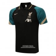 Camiseta Polo del Liverpool 2021/2022 Negro