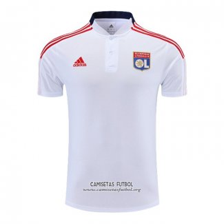 Camiseta Polo del Lyon 2022/2023 Blanco