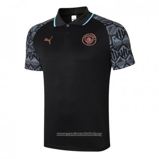 Camiseta Polo del Manchester City 2020/2021 Negro