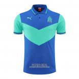 Camiseta Polo del Olympique Marsella 2022/2023 Azul y Verde