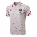 Camiseta Polo del Paris Saint-Germain Jordan 2021/2022 Gris