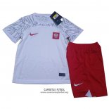 Camiseta Polonia Primera Nino 2022