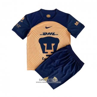 Camiseta Pumas UNAM Segunda Nino 2022/2023