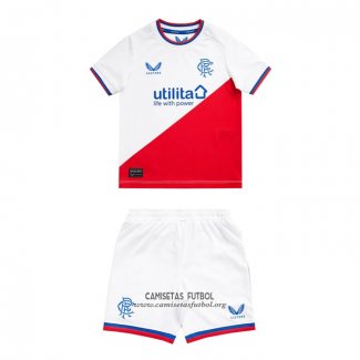 Camiseta Rangers Segunda Nino 2022/2023