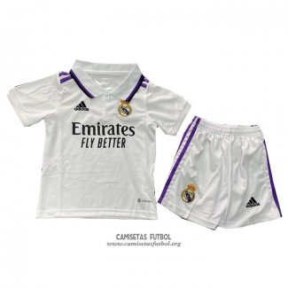 Camiseta Real Madrid Primera Nino 2022/2023