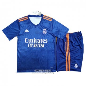 Camiseta Real Madrid Segunda Nino 2021/2022