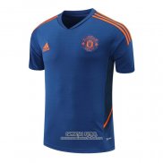 Camiseta de Entrenamiento Manchester United 2022/2023 Azul