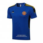 Camiseta de Entrenamiento Manchester United 2021/2022 Azul