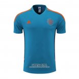 Camiseta de Entrenamiento Manchester United 2022/2023 Azul