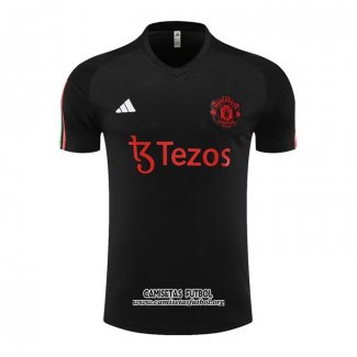 Camiseta de Entrenamiento Manchester United 2023/2024 Negro