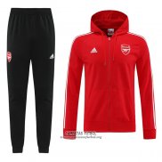 Chandal con Capucha del Arsenal 2022/2023 Rojo