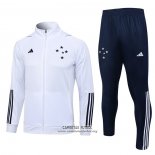 Chandal de Chaqueta del Cruzeiro 2023/2024 Blanco