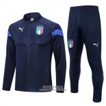 Chandal de Chaqueta del Italia 2022/2023 Azul Oscuro