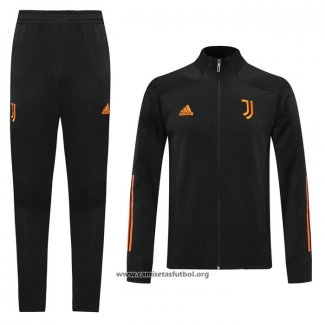 Chandal de Chaqueta del Juventus 2020/2021 Negro y Naranja