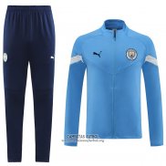 Chandal de Chaqueta del Manchester City 2022/2023 Azul