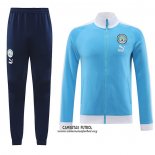 Chandal de Chaqueta del Manchester City 2023/2024 Azul Claro