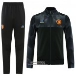 Chandal de Chaqueta del Manchester United Special 2021/2022 Negro