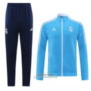 Chandal de Chaqueta del Real Madrid Nino 2021/2022 Azul