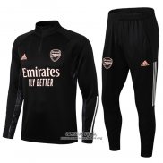 Chandal de Sudadera del Arsenal 2021/2022 Negro