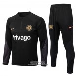 Chandal de Sudadera del Chelsea 2022/2023 Negro