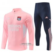 Chandal de Sudadera del Lyon 2022/2023 Rosa