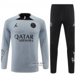 Chandal de Sudadera del Paris Saint-Germain Jordan 2022/2023 Gris