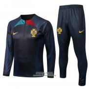 Chandal de Sudadera del Portugal 2022/2023 Negro