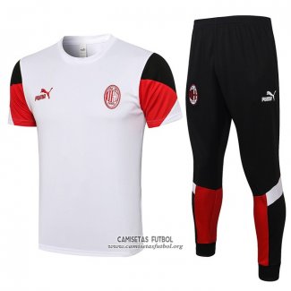 Chandal del AC Milan Manga Corta 2021/2022 Blanco