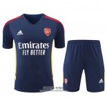 Chandal del Arsenal Manga Corta 2022/2023 Azul - Pantalon Corto