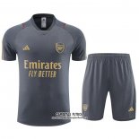 Chandal del Arsenal Manga Corta 2023/2024 Gris - Pantalon Corto