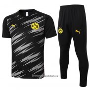 Chandal del Borussia Dortmund Manga Corta 2020/2021 Negro