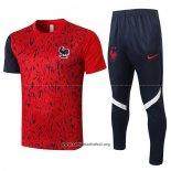 Chandal del Francia Manga Corta 2020/2021 Rojo