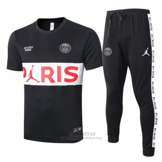 Chandal del Paris Saint-Germain Manga Corta 2020/2021 Negro