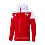 Chaqueta con Capucha del Arsenal 2020/2021 Rojo