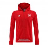 Chaqueta con Capucha del Arsenal 2022/2023 Rojo