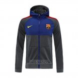 Chaqueta con Capucha del Barcelona 2020/2021 Gris