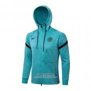 Chaqueta con Capucha del Inter Milan 2021/2022 Azul