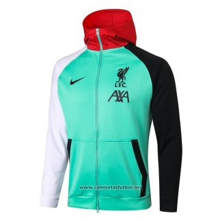 Chaqueta con Capucha del Liverpool 2020/2021 Verde