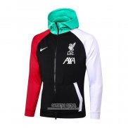 Chaqueta con Capucha del Liverpool 2020/2021 Negro