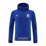 Chaqueta con Capucha del Olympique Marsella 2021/2022 Azul