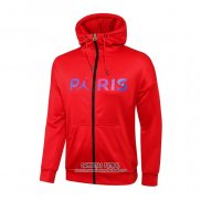 Chaqueta con Capucha del Paris Saint-Germain 2021/2022 Rojo